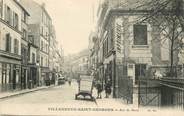 94 Val De Marne / CPA FRANCE 94 "Villeneuve Saint Georges, rue de Paris"