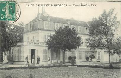 / CPA FRANCE 94 "Villeneuve Saint Georges, nouvel Hôtel de ville"