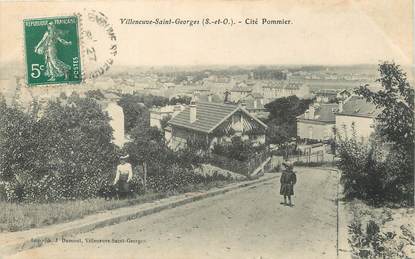 / CPA FRANCE 94 "Villeneuve Saint Georges, cité Pommier"