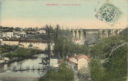 CPA FRANCE 79 "Parthenay, viaduc sur le Thouet"