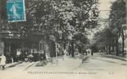 94 Val De Marne / CPA FRANCE 94 "Villeneuve Saint Georges, avenue Carnot"