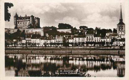 / CPSM FRANCE 49 "Saumur, vue vers le château"