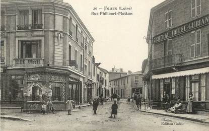 / CPA FRANCE 42 "Feurs, rue Philibert Motton"