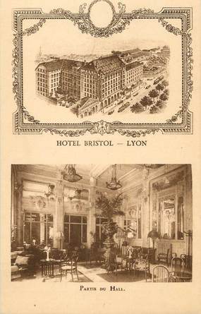 / CPA FRANCE 69 "Lyon, hôtel Bristol"