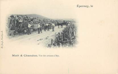 / CPA FRANCE 51 "Ay en Champagne Moët et Chandon"