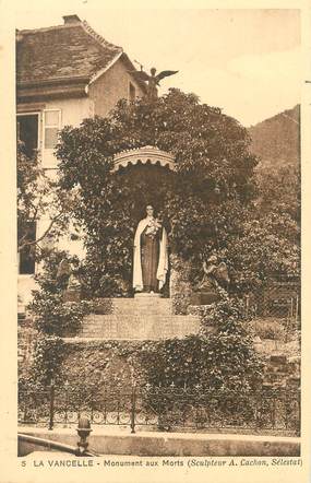 / CPA FRANCE 67 "La Vancelle, monument aux morts"