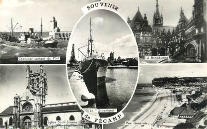 / CPSM FRANCE 76 Souvenir de Fécamp"