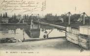 76 Seine Maritime / CPA FRANCE 76 "Elbeuf, le pont suspendu"