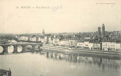 / CPA FRANCE 71 "Macon, vue générale"