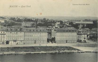 / CPA FRANCE 71 "Macon, quai Nord"