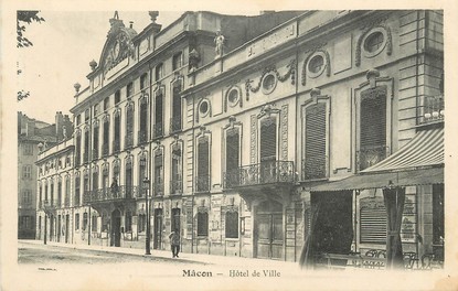 / CPA FRANCE 71 "Macon, hôtel de ville"