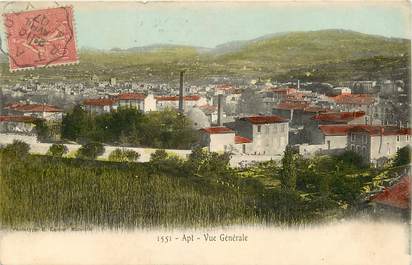 CPA FRANCE 84 "Apt, vue générale"