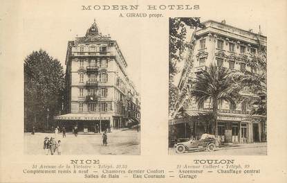 / CPA FRANCE 06 "Modern Hôtels Nice et Toulon"