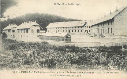 / CPA FRANCE 06 "Peira Cava, vue générale des casernes"