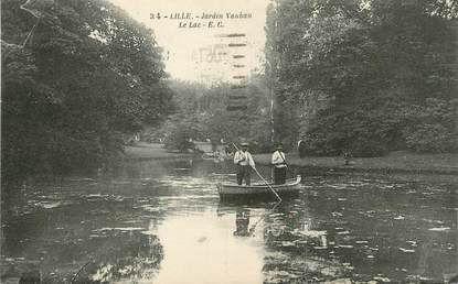 / CPA FRANCE 59 "Lille, jardin Vauban, le lac"