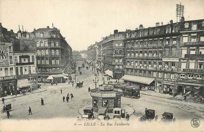 / CPA FRANCE 59 "Lille, la rue Faidherbe" 