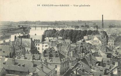 / CPA FRANCE 71 "Chalon sur Saône, vue générale"