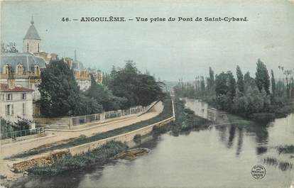 CPA FRANCE 16 "Angoulême, vue prise du pont de Saint Cybard"