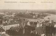 71 SaÔne Et Loire / CPA FRANCE 71 "Chalon sur Saône, vue panoramique de Saint Laurent"