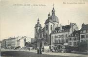 71 SaÔne Et Loire / CPA FRANCE 71 "Chalon sur Saône, église Saint Pierre"