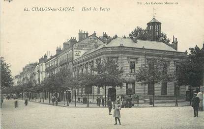 / CPA FRANCE 71 "Chalon sur Saône, hôtel des postes"