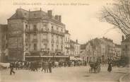 71 SaÔne Et Loire / CPA FRANCE 71 "Chalon sur Saône, avenue de la gare, hôtel Terminus"