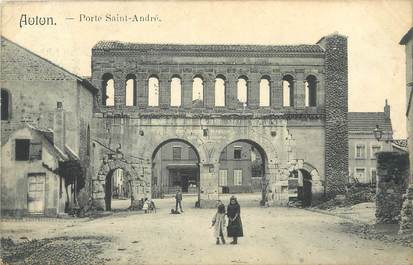 / CPA FRANCE 71 "Autun, porte Saint André"