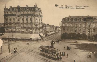 / CPA FRANCE 87 "Limoges, carrefour Tourny" /  TRAMWAY