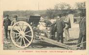 71 SaÔne Et Loire / CPA FRANCE 71 "Le Creusot, usines Schneider, canon de campagne à tir rapide"