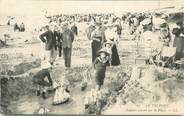 76 Seine Maritime / CPA FRANCE 76 "Le Tréport, enfants jouant sur la plage"