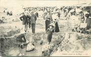 76 Seine Maritime / CPA FRANCE 76 "Le Tréport, enfants jouant sur la plage"