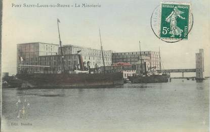 / CPA FRANCE 13 "Port Saint Louis du Rhône, la minoterie"