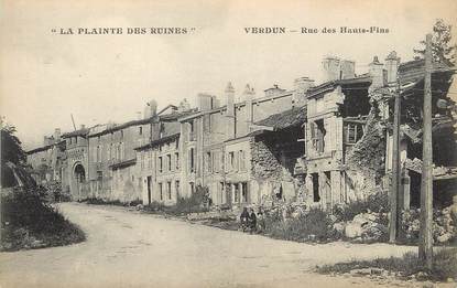 / CPA FRANCE 55 "Verdun, rue des hauts fins"