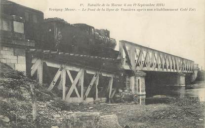 / CPA FRANCE 55 "Revigny, le pont de la ligne de Vouziers"