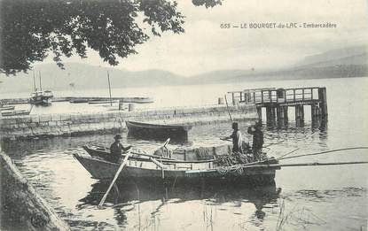 / CPA FRANCE 73 "Le Bourget du Lac, embarcadère"