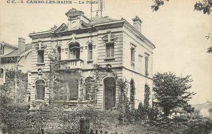 / CPA FRANCE 64 "Cambo Les Bains, la poste"