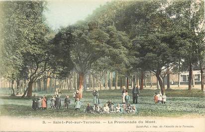 CPA FRANCE 62 "Saint Pol sur Ternoise, la promenade du Mont"