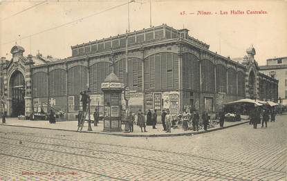 / CPA FRANCE 30 "Nîmes, les Halles centrales"