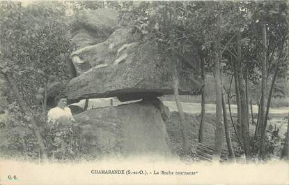 / CPA FRANCE 91 "Chamarande, la roche tournante"