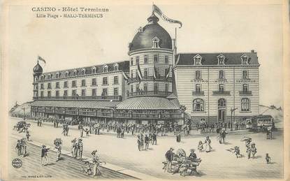 / CPA FRANCE 59 "Malo, Casino, hôtel Terminus"