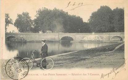 / CPA FRANCE 31 "Toulouse, les ponts jumeaux"