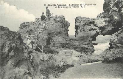/ CPA FRANCE 64 "Biarritz Moderne, le rocher de l'Observatoire"