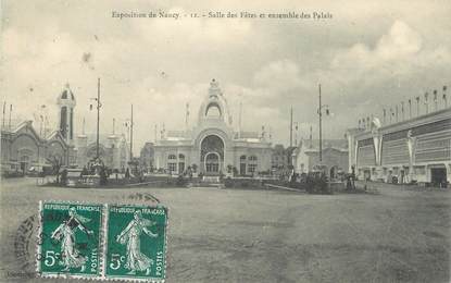 / CPA FRANCE 54 "Exposition de Nancy, salle des fêtes et ensembles des palais"
