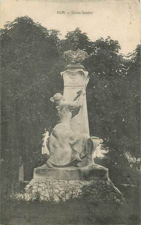 / CPA FRANCE 04 "Digne, statue Soustre"