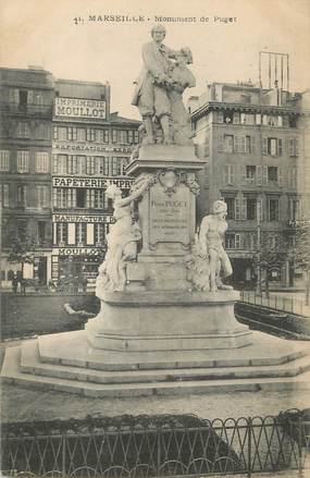 / CPA FRANCE 13 "Marseille, monument de Puget"