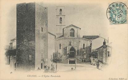 / CPA FRANCE 06 "Grasse, l'église Paroissiale"