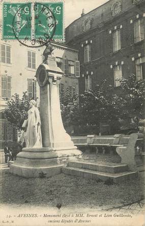 / CPA FRANCE 59 "Avesnes" / MONUMENT