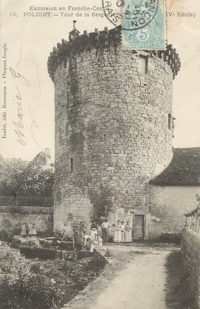 / CPA FRANCE 39 "Poligny, tour de la Sergenterie"