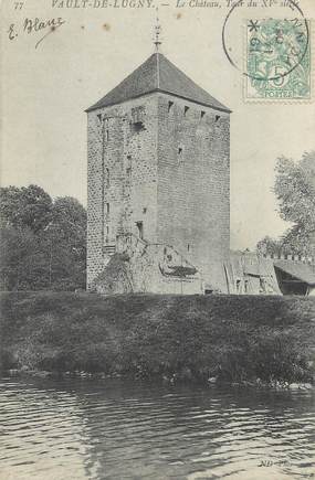 / CPA FRANCE 89 "Vault de Lugny, le château"