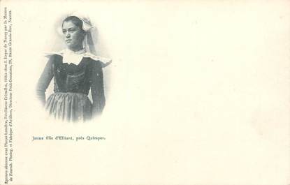 / CPA FRANCE 29 "Jeune fille d'Elliant" / FOLKLORE